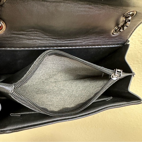 Rivets Chain Crossbody Bag / Purse in Black - Picture 5 of 6